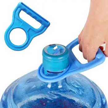 פלסטיק בקבוקי מים דלי דלי להתמודד עם מים כועס מים מינרליים לסחוב מים ידית עבה יותר לשאת להתמודד עם דליים כלי 3 יח'
