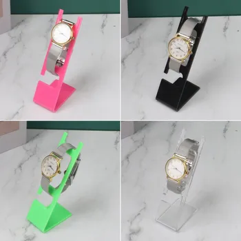 חם למכור רב-צבע נייד תכשיטים מתלה פלסטיק תכשיטים שעון חנות אחסון אביזרים תושבת שעון מדף תצוגה