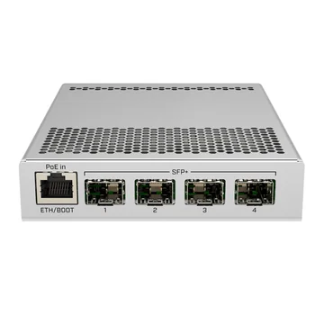 MikroTik CRS305-1G-4S+ב SFP+ 10Gbps חמש-נמל חכם הצליח מתג כפול מערכת RouterOS או SwOS