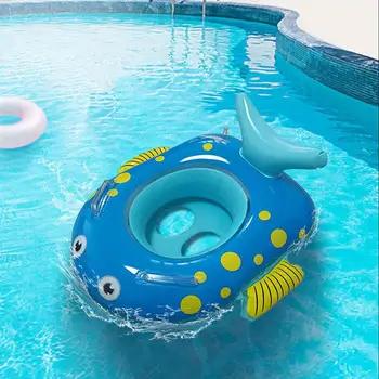הפעוט לשחות הטבעת לצוף לשחות מושב מתנפח נייד לשימוש לטווח ארוך לשחות צף טבעות עם מקום בריכת שחיה לילדים צעצוע