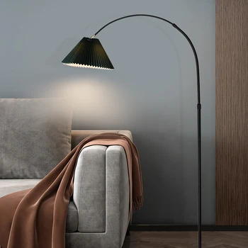 נורדי עומדת מנורת רצפה מודרני חם תאורה מינימליסטי קמור מנורות הרצפה בסלון האירופי Lampara דה פאי עיצוב חדר