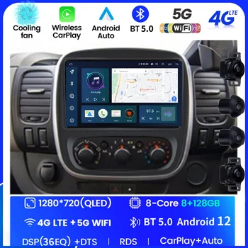 אי קולי אנדרואיד אוטומטי רדיו רנו הכתוביות שלי 3 2014-2021 עבור אופל Vivaro B 2014-2018 Carplay מולטימדיה לרכב GPS 2din SWC WIFI