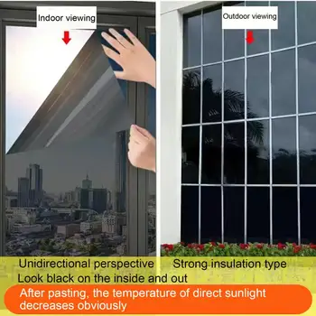 נוח חלון פרטיות סרט אחד דרך חלון ההתקנה הסרט פרימיום שמשיה סרט המשרד גוון חלון חסימת UV