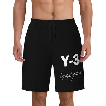 יוז ' י ימאמוטו לוח מכנסיים קצרים לגברים קיץ Beachwear Y3 3Y בגד ים מותן נמוכה