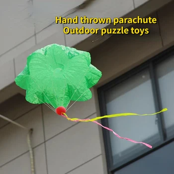 היד הזורקת Prachute צעצוע של ילדים מצנח חיצונית פארק ספורט כושר פאזל מצנח טס לילדים מתנת צעצוע
