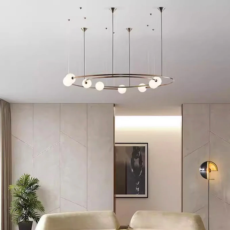 Decoracion hogar moderno lamparas חדר האוכל המודרני אורות תליון תליון מנורה תאורה פנימית led נברשת בסלון . ' - ' . 1