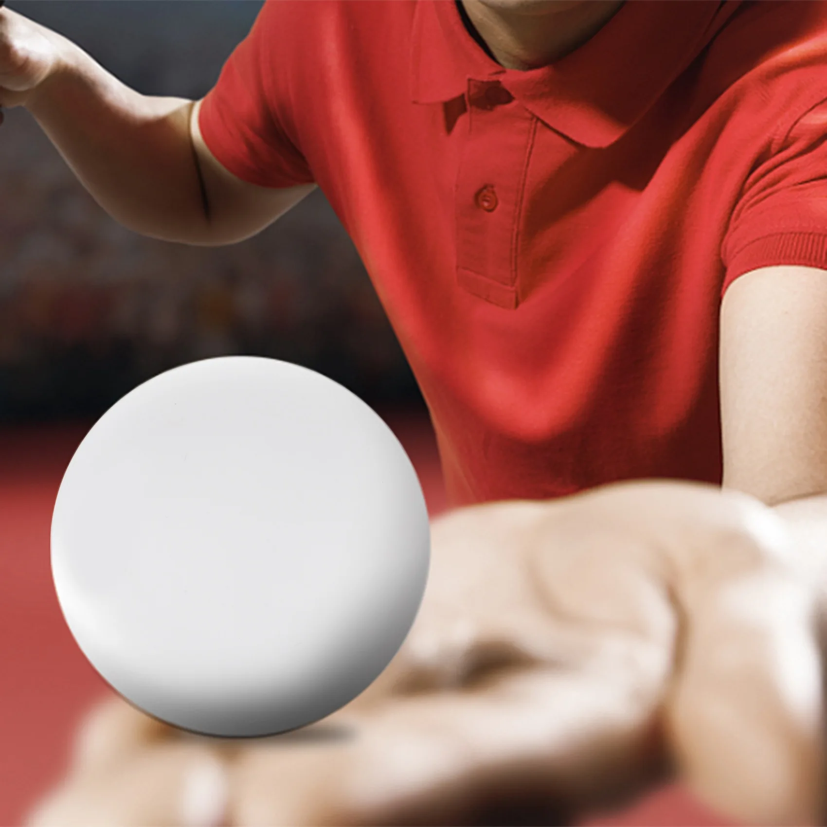 50 - חבילת פרימיום פינג פונג השתלמות שולחן כדור קל משקל עמיד חלקה כדורי לבן . ' - ' . 5