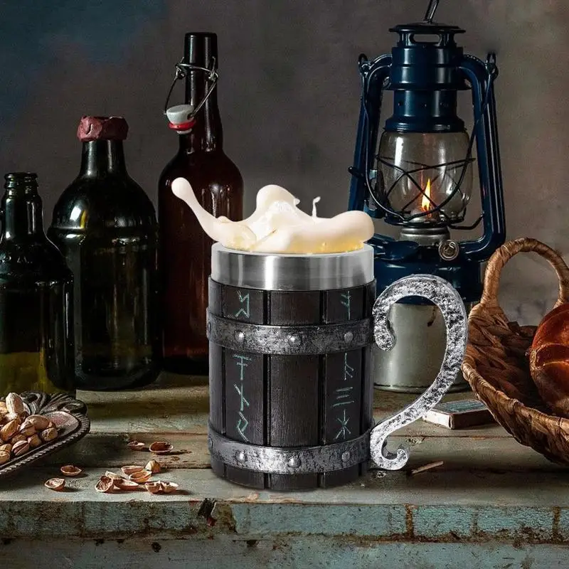 600ml ספל קפה בר לשתות ספל בירה קיבולת גדולה כוס נירוסטה עבור משקאות חמים וקרים במטבח בר אביזרים . ' - ' . 1