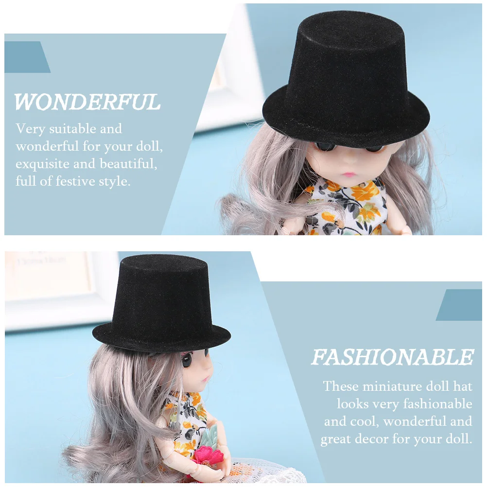 60 יח ' בובות מיניאטורי פונקציה מרובת כובעים קטנטנים ממתקים מקסים מעוצב Pvc נוהרים עדין אביזרים . ' - ' . 5