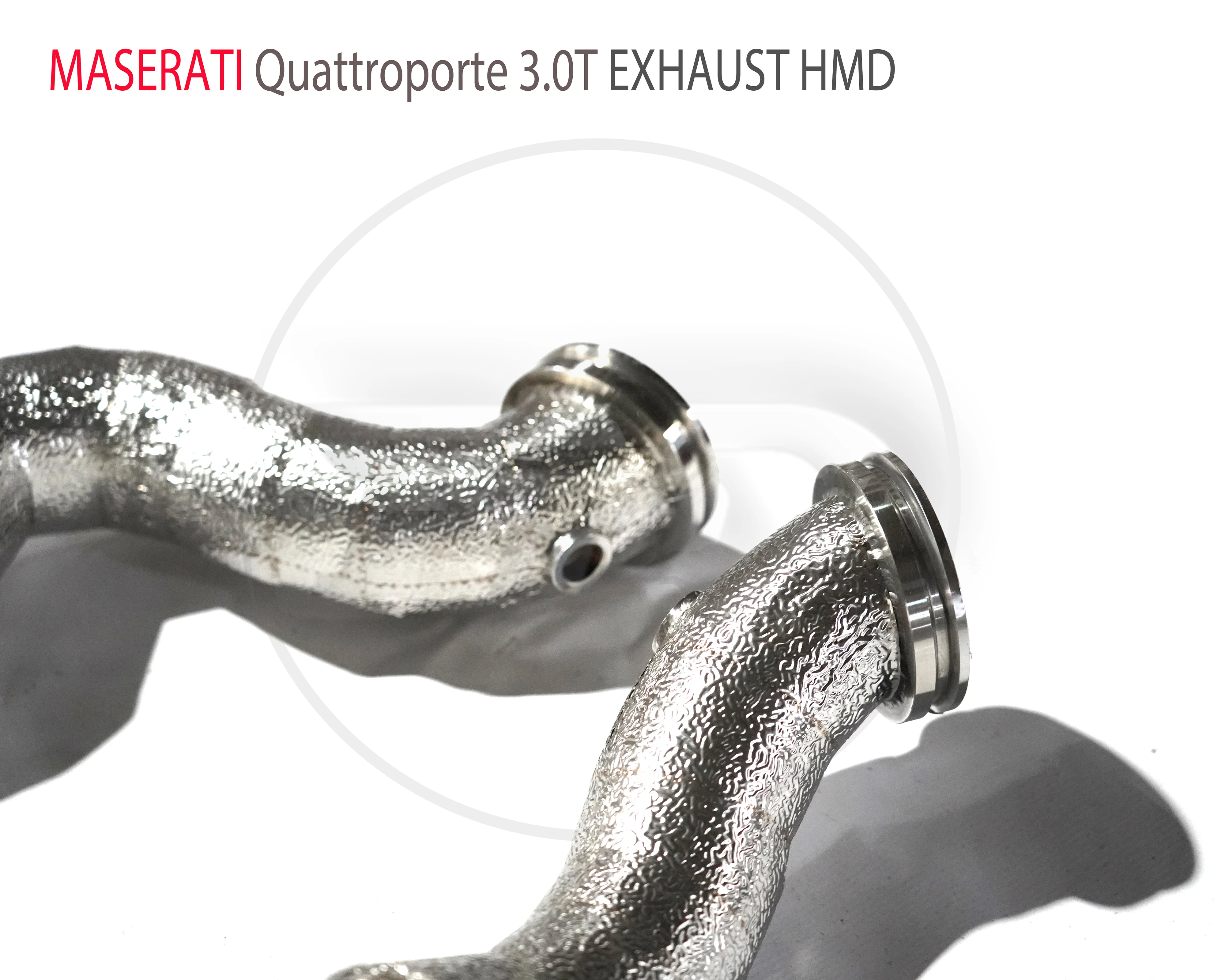 HMD נירוסטה סעפת פליטה עבור מזראטי Quattroporte 3.0 T אביזרי רכב עם קטליטי כותרת ללא חתול צינור . ' - ' . 4