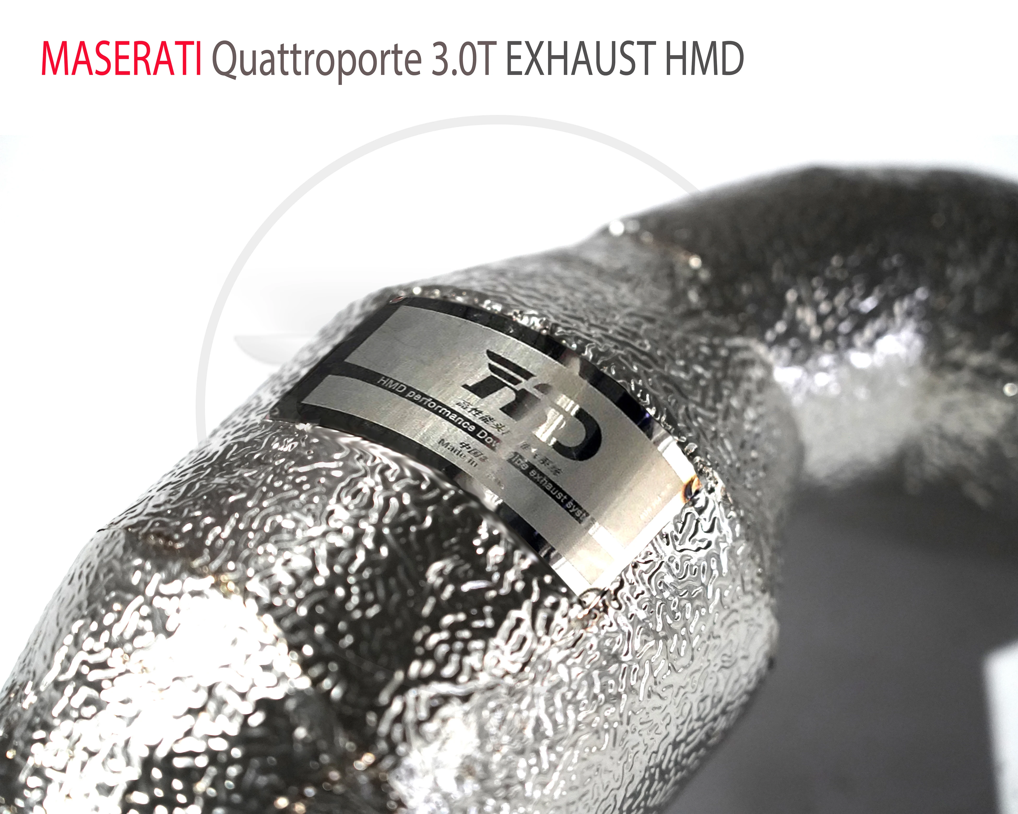 HMD נירוסטה סעפת פליטה עבור מזראטי Quattroporte 3.0 T אביזרי רכב עם קטליטי כותרת ללא חתול צינור . ' - ' . 5
