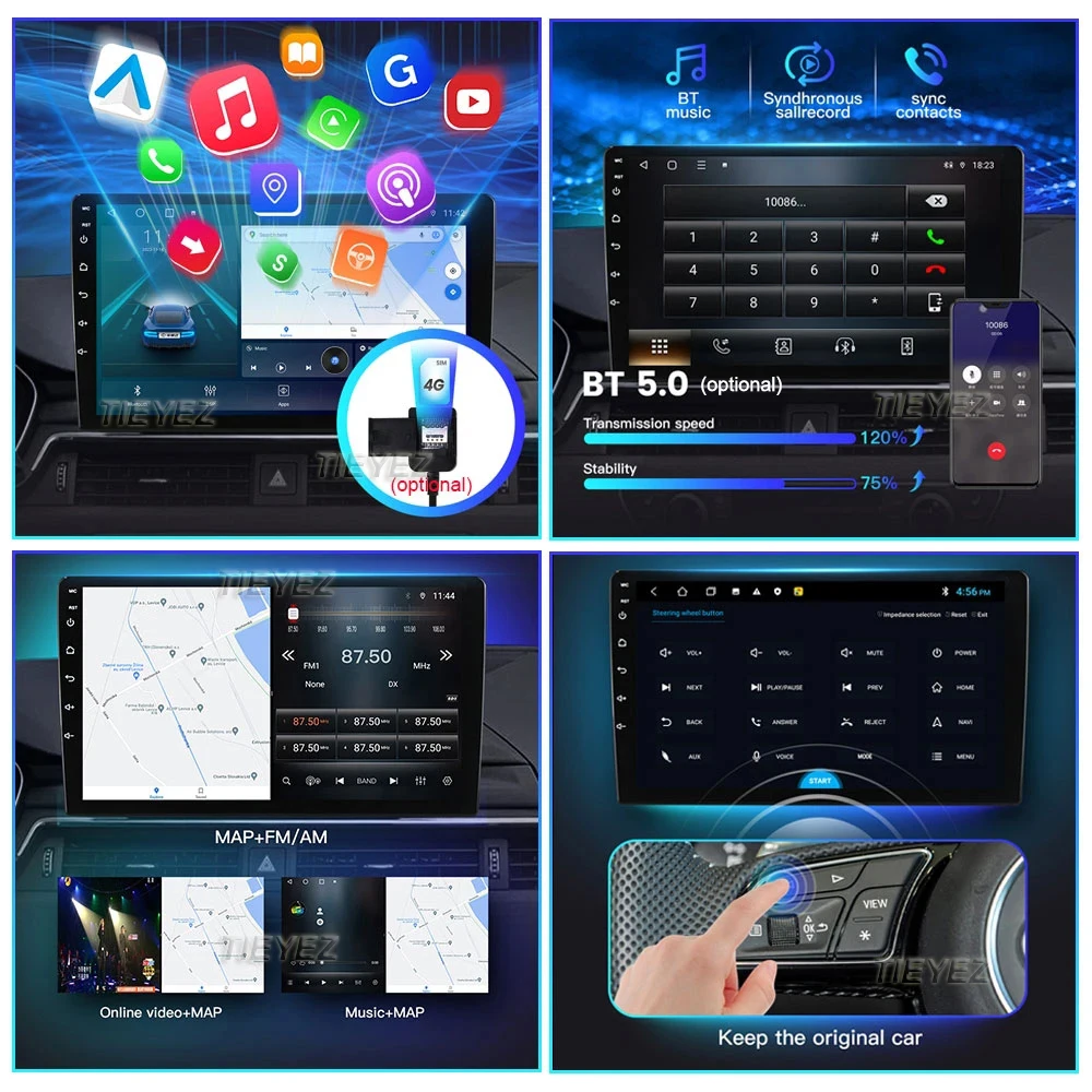 עבור KIA Sportage 4 QL 2016-2018 4G WIFI אנדרואיד 13 סטריאו לרכב רדיו מולטימדיה נגן וידאו ניווט GPS ראש יחידת Carplay . ' - ' . 4