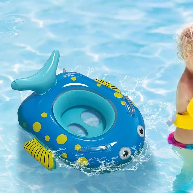 הפעוט לשחות הטבעת לצוף לשחות מושב מתנפח נייד לשימוש לטווח ארוך לשחות צף טבעות עם מקום בריכת שחיה לילדים צעצוע . ' - ' . 1