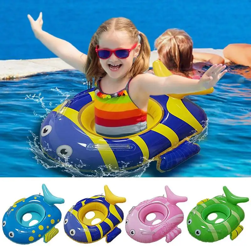 הפעוט לשחות הטבעת לצוף לשחות מושב מתנפח נייד לשימוש לטווח ארוך לשחות צף טבעות עם מקום בריכת שחיה לילדים צעצוע . ' - ' . 3