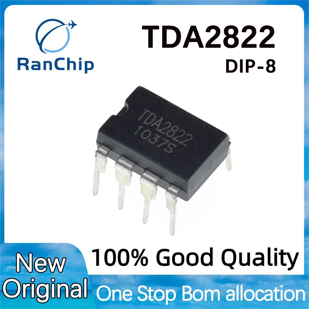 10PCS TDA2822M DIP8 TDA2822 לטבול 2822M דיפ-8 חדש ומקורי IC . ' - ' . 0