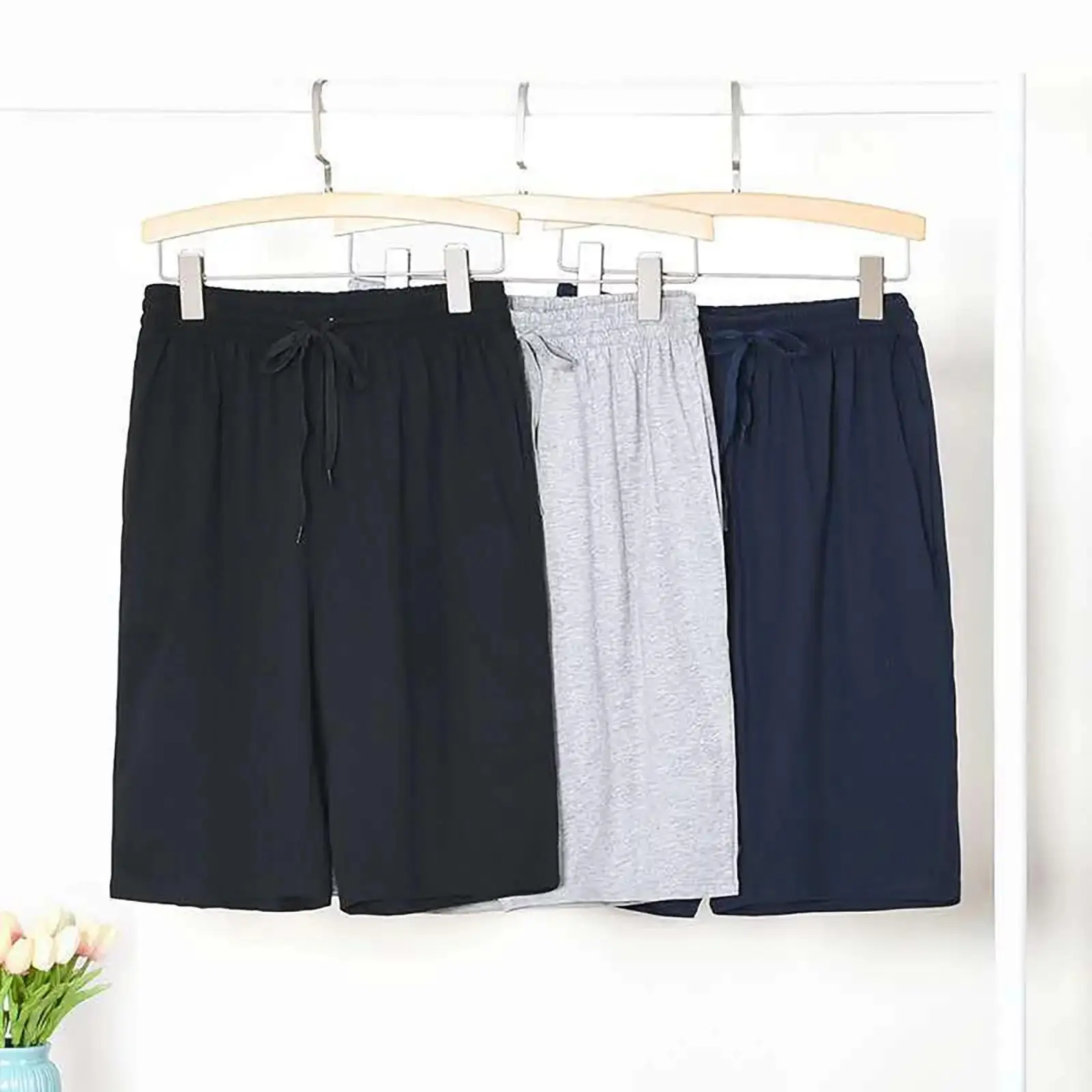 2019 קיץ כותנה מכנסיים קצרים מכנסיים קצרים לגברים מהירות שמן מנוע Americaines וינטג ' V8 הוט רוד רוקבילי אופנה מכנסיים לגברים . ' - ' . 1