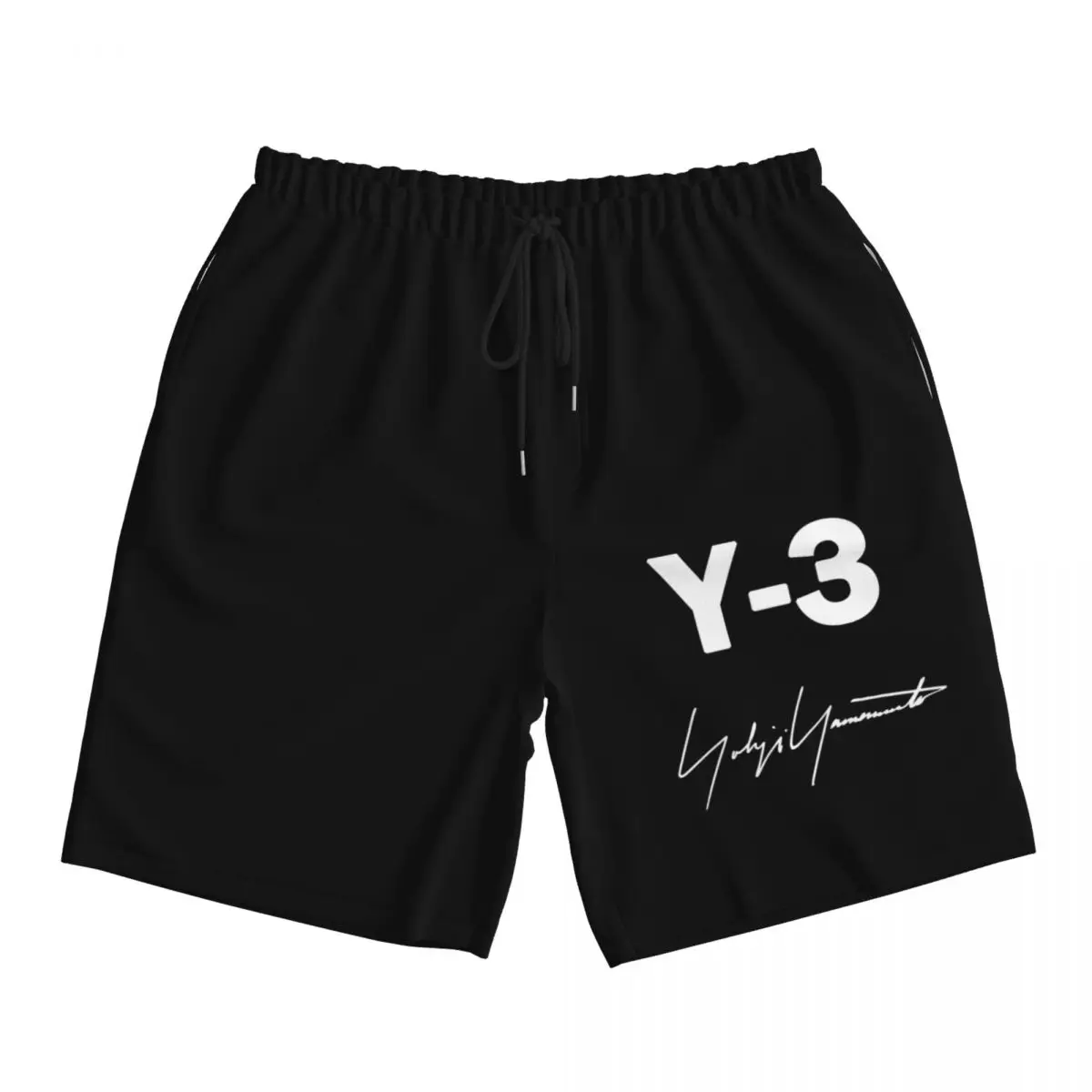 יוז ' י ימאמוטו לוח מכנסיים קצרים לגברים קיץ Beachwear Y3 3Y בגד ים מותן נמוכה . ' - ' . 2